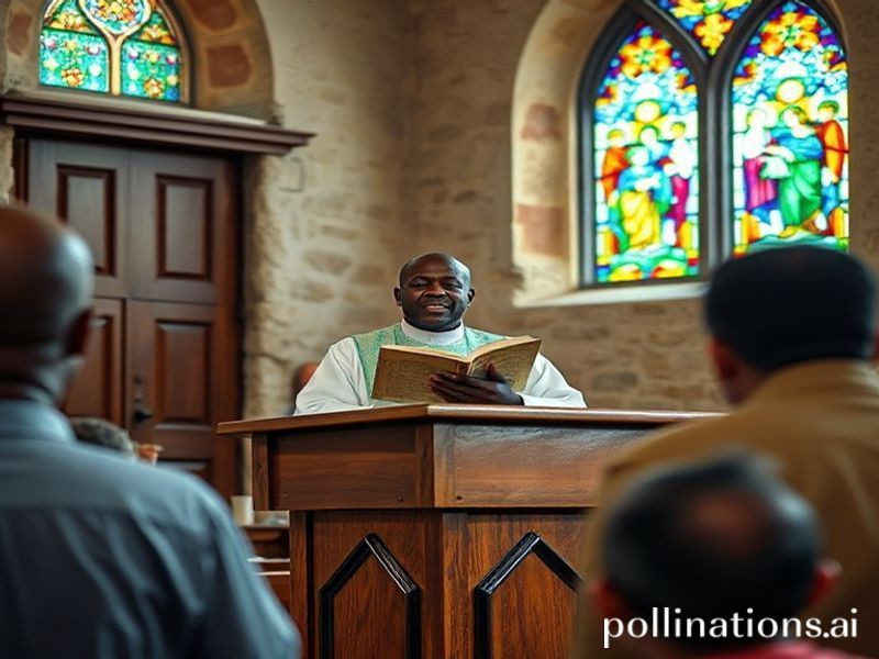 Malta The Kenyan priest who reads the gospel and delivers homilies in Maltese