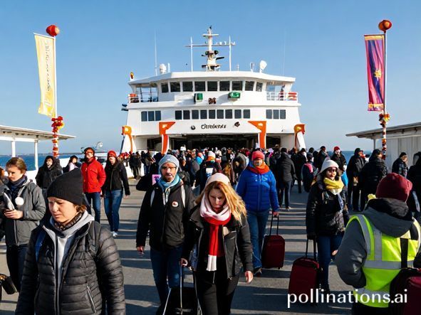 Malta Gozo New Year rush causes chaos at Ċirkewwa