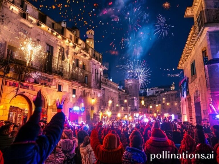 Malta 70,000 people ring in the new year in Valletta on NYE