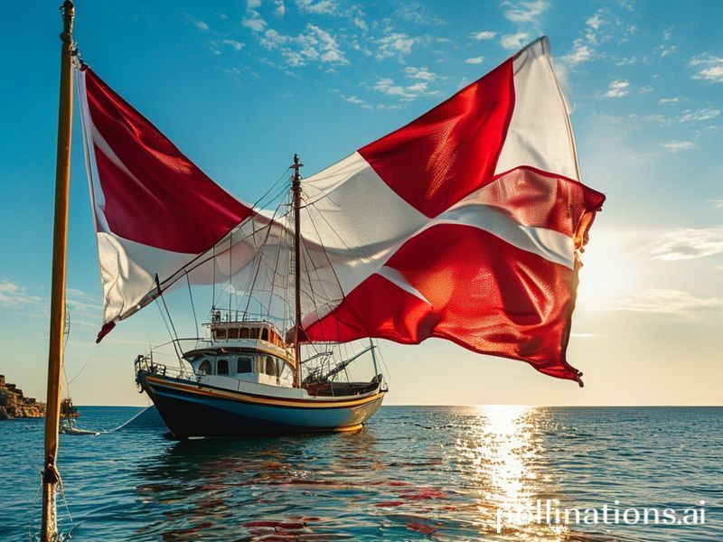 Malta The maritime flag of Malta