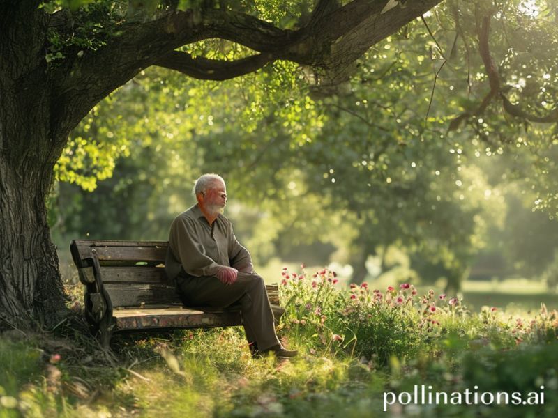 Malta Antoine Paul Camilleri invites viewers to pause and sit awhile