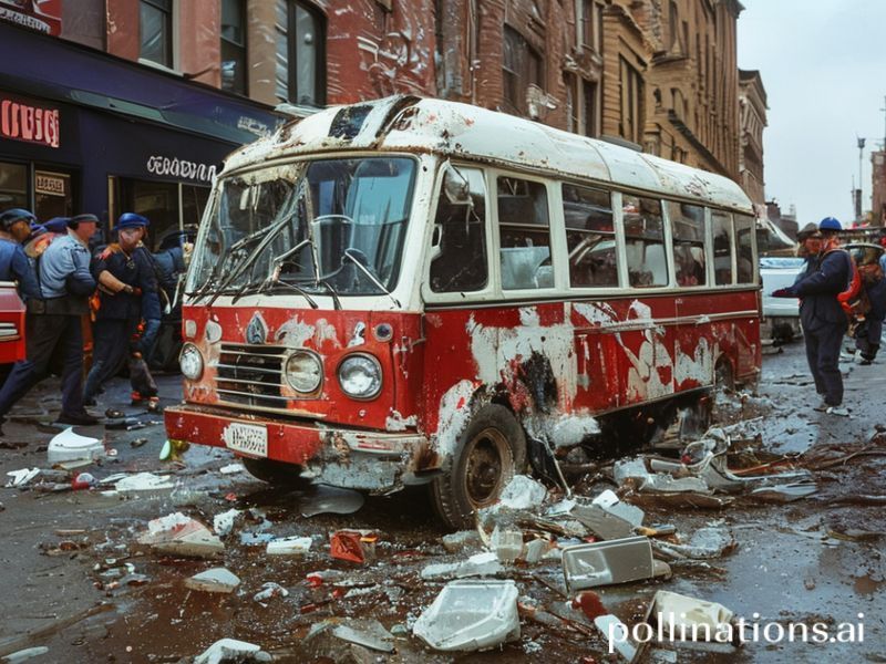 Malta Vintage bus crashes into parked vehicles after driver falls ill at the wheel