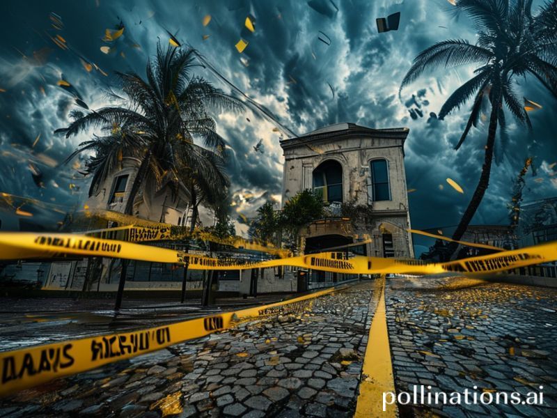 Malta Mercury House road closed amid falling glass report as strong winds batter Malta