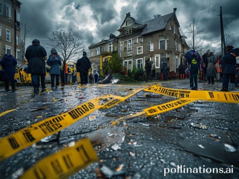 Malta Street in front of Mercury House closed amid report of broken glass during storm