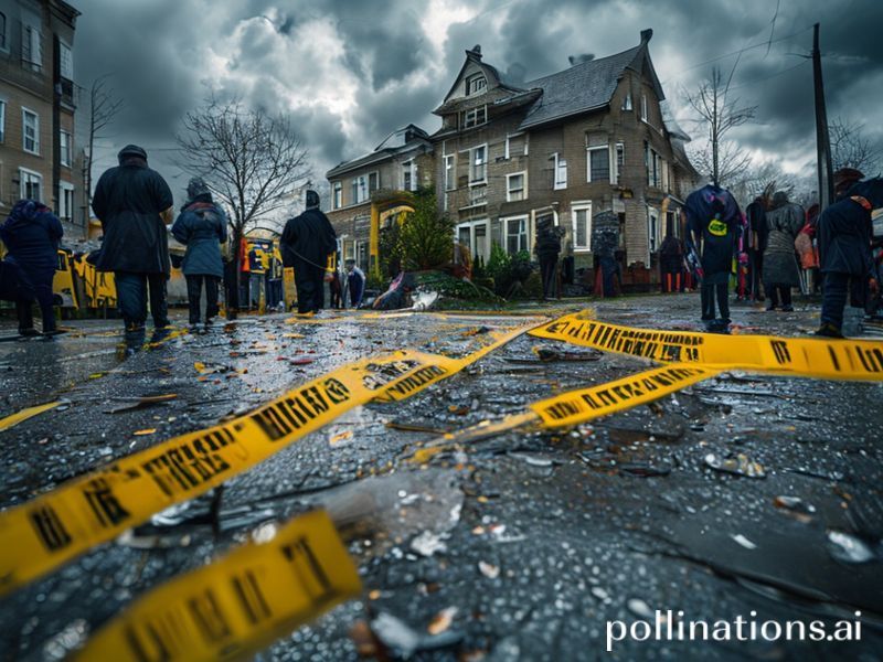 Malta Street in front of Mercury House closed amid report of broken glass during storm