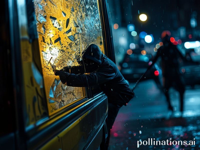 Malta Watch: Thief caught on camera smashing cab window and stealing cash