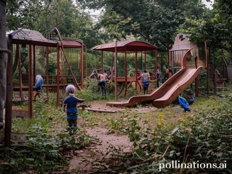 Malta Families slam rusting apparatus and broken metal at Salina playground