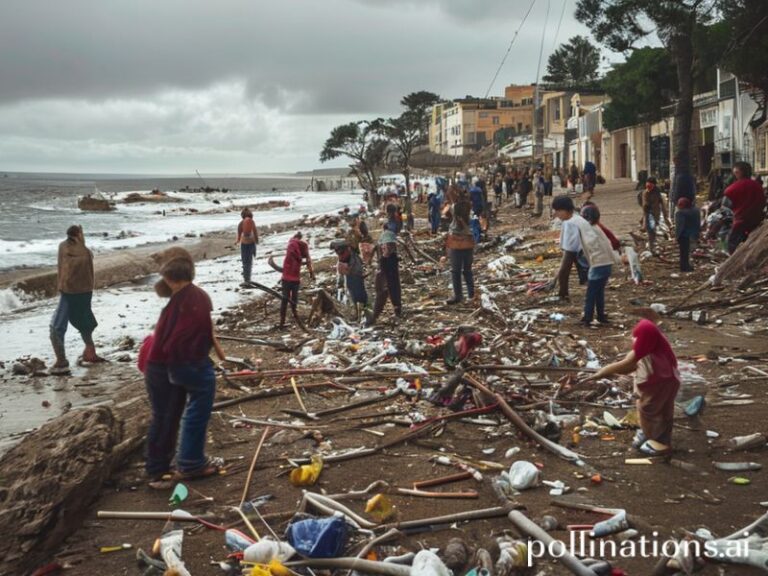 Malta Marsascala residents pitch in to help with Storm Harry clean-up