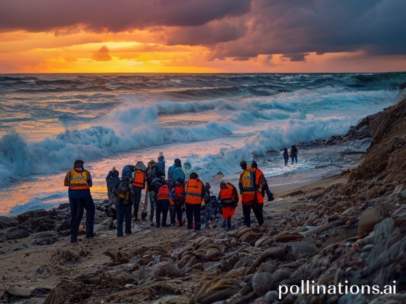 Malta Storm Harry stranded them on a beach. Then the CPD came to the rescue