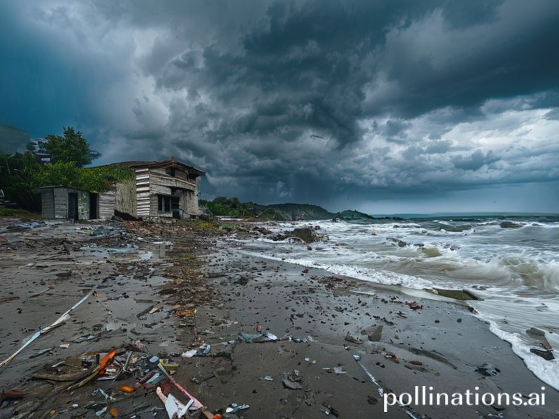 Malta Sliema Chalet’s concrete surface stripped away by Storm Harry