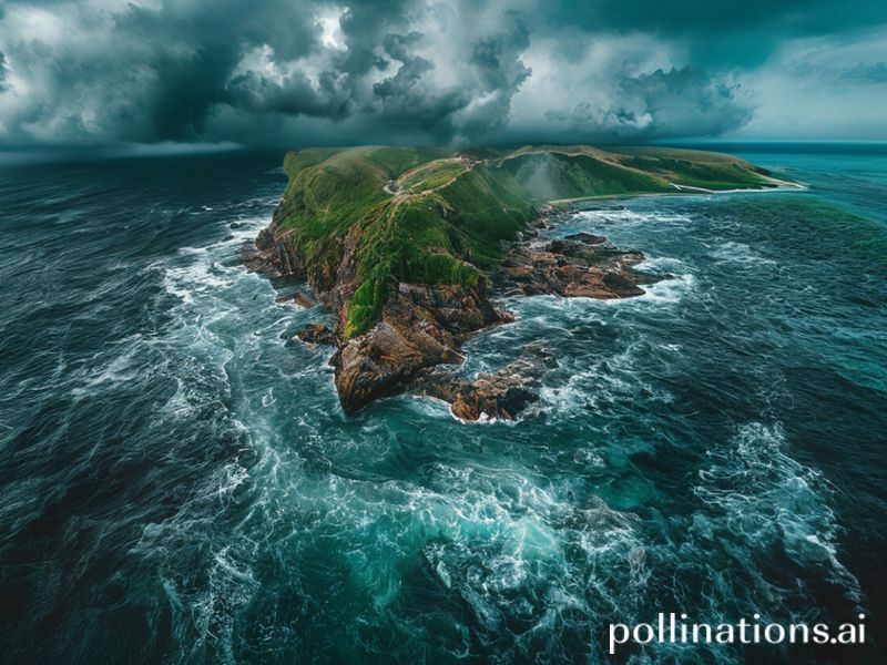 Malta Piece of Filfla breaks off during Storm Harry