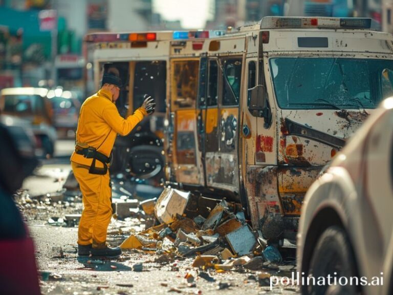 Malta Off-duty ambulance driver films debris falling from 'leaking' truck