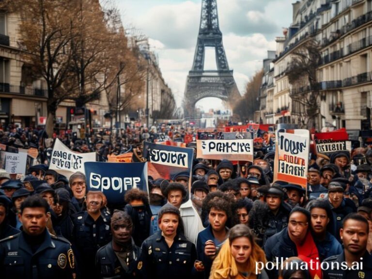 Malta Thousands rally in France in support of cash-strapped police