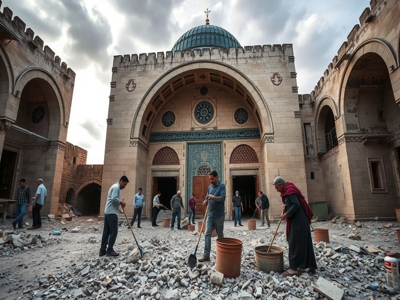 Malta Saving the Omari mosque in Gaza