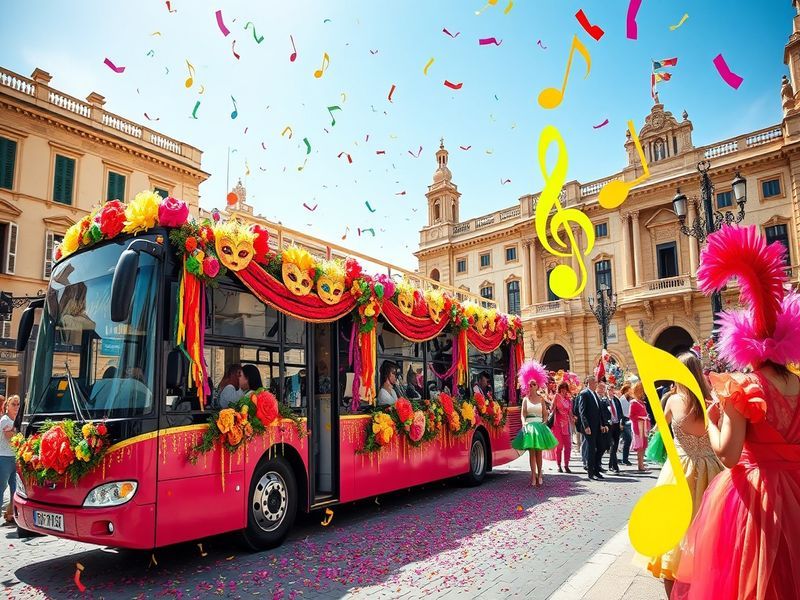 Malta Special bus services for Carnival in Malta and Gozo