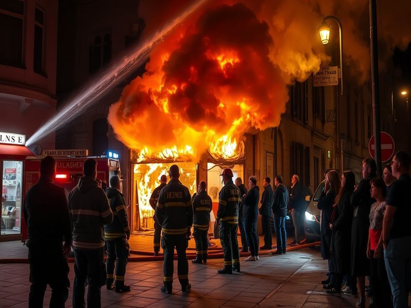 Malta Fire breaks out at Bisazza Street shop in Sliema, neighbours evacuated