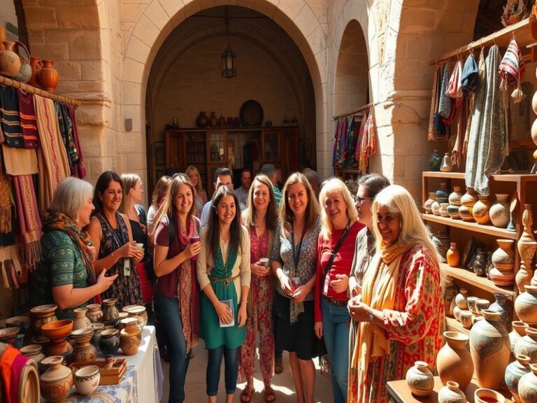 Malta Craft lovers visit the Order of St John’s quarters in Xewkija