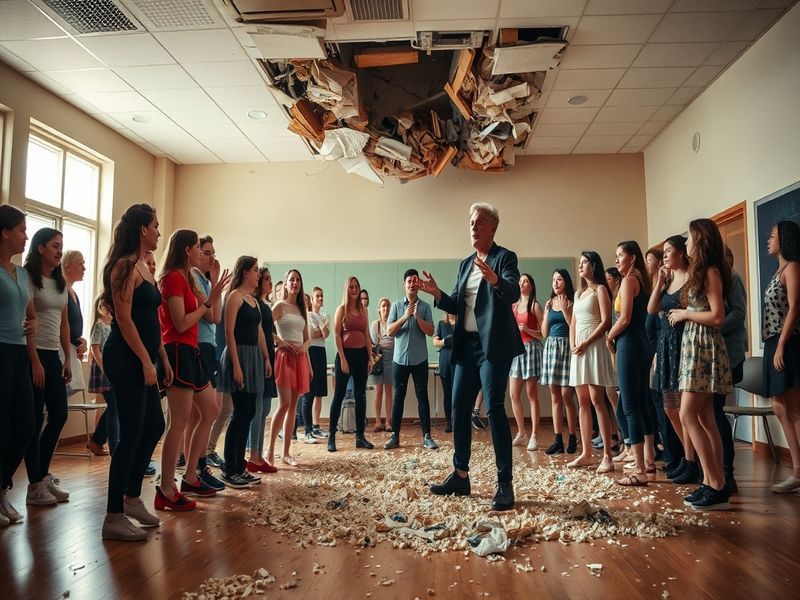 Malta Part of ceiling falls during lesson at Performing Arts School