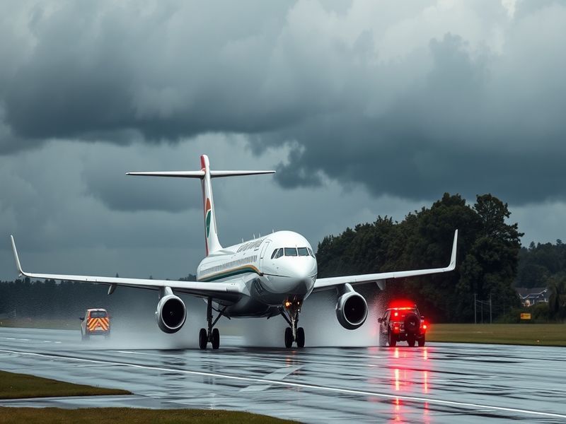 Malta Prime Minister's plane struggles to land amid strong winds