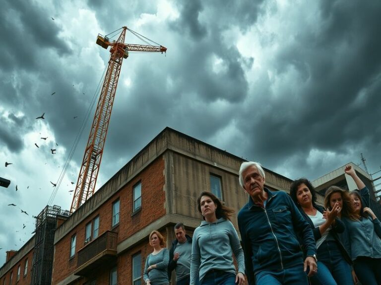 Malta Residents evacuated as Qormi tower crane becomes unstable amid strong winds