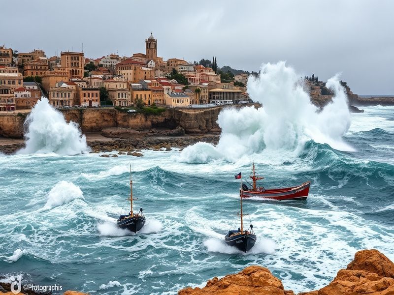 Malta Still reeling from Storm Harry, Marsalforn hit by strong waves yet again