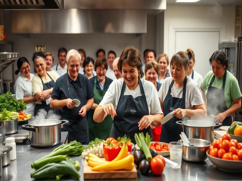 Malta Lydia Abela and Masterchef contenders cook up a storm at St Vincent de Paul