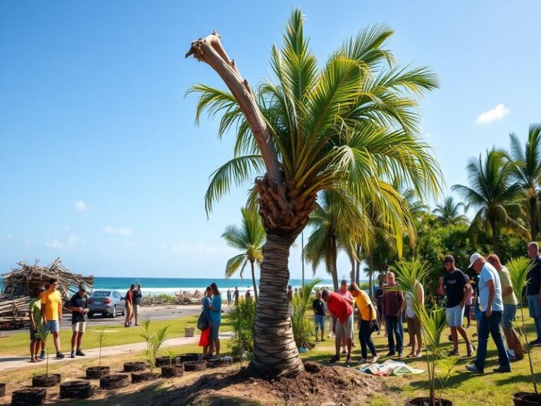 Malta Palm tree destroyed by Storm Harry inspires tree-planting initiative