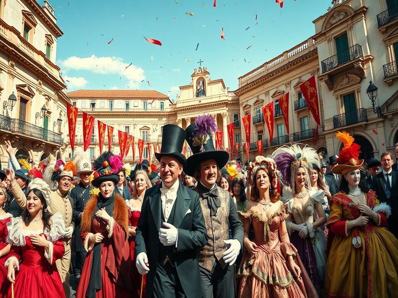 Malta Pietro Paolo Caruana’s early 19th-century carnival scene