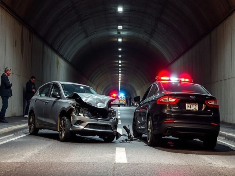 Malta Tigné Point vehicle tunnel closed to traffic after collision involving two cars