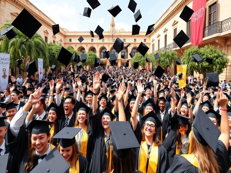 Malta Knights College celebrates graduation of over 400 students in Malta
