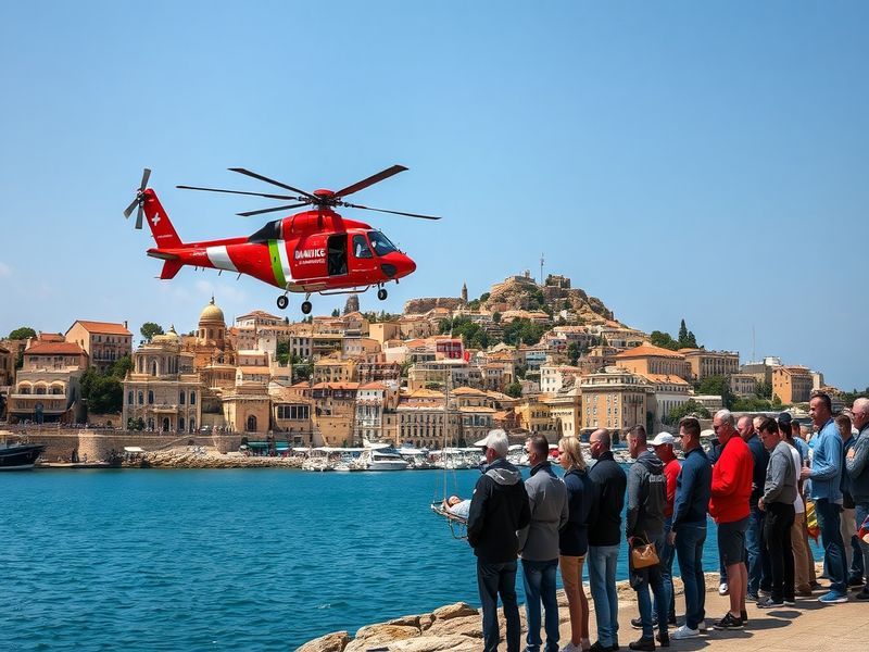 Malta AFM airlifts injured man off St Paul's Bay