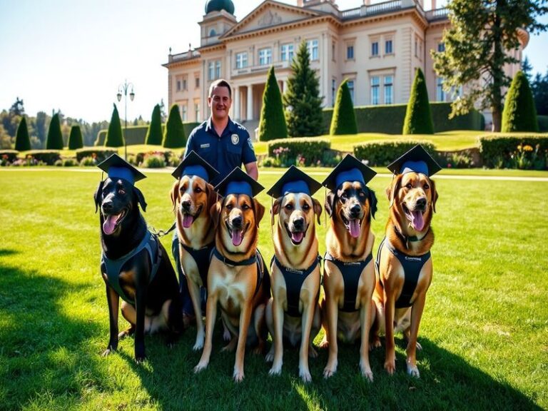Malta Five service dogs graduate at San Anton Palace