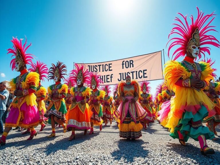 Malta Nadur carnival costumes target Ta' Qali gravel and Chief Justice saga