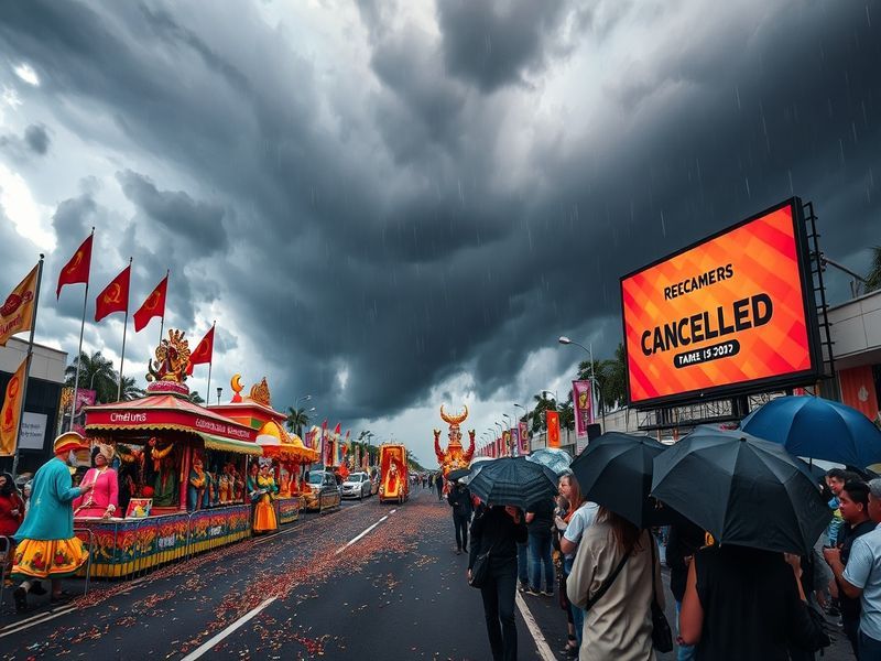 Malta Carnival grand defilé cancelled amid orange weather warning