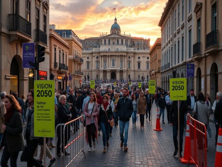 Malta Pedestrians rerouted at Valletta entrance until February 27 Vision 2050 launch