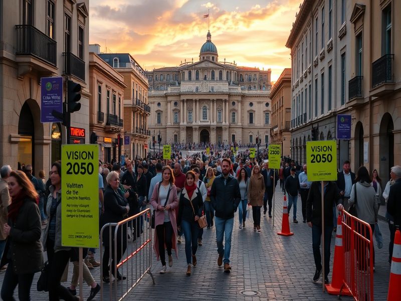 Malta Pedestrians rerouted at Valletta entrance until February 27 Vision 2050 launch