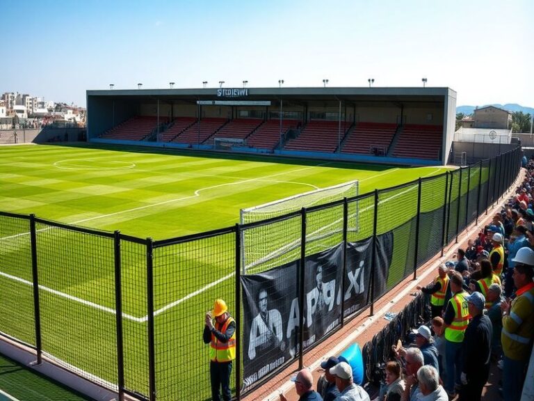 Malta Siġġiewi's football ground gets a new fence and some repairs