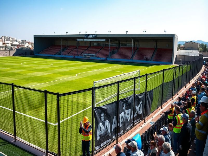 Malta Siġġiewi's football ground gets a new fence and some repairs