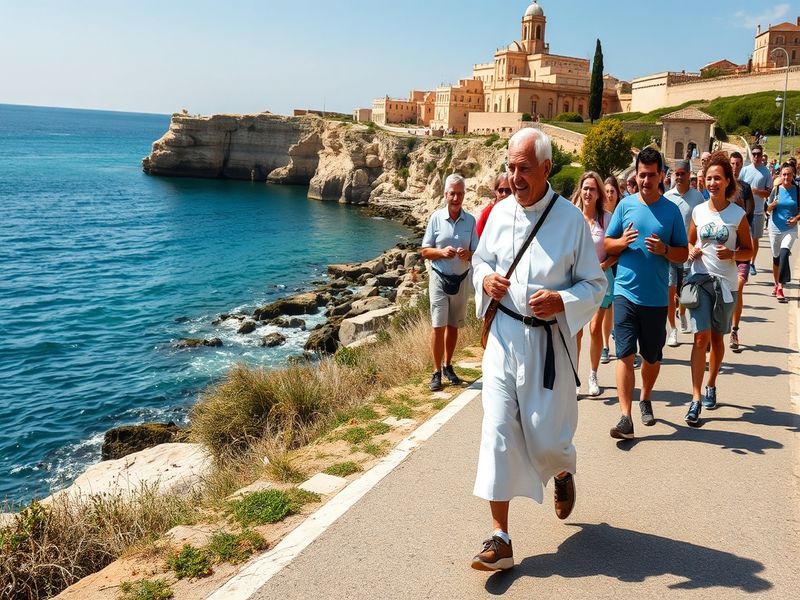 Malta 83-year-old Jesuit completes 21km Malta Walkathon