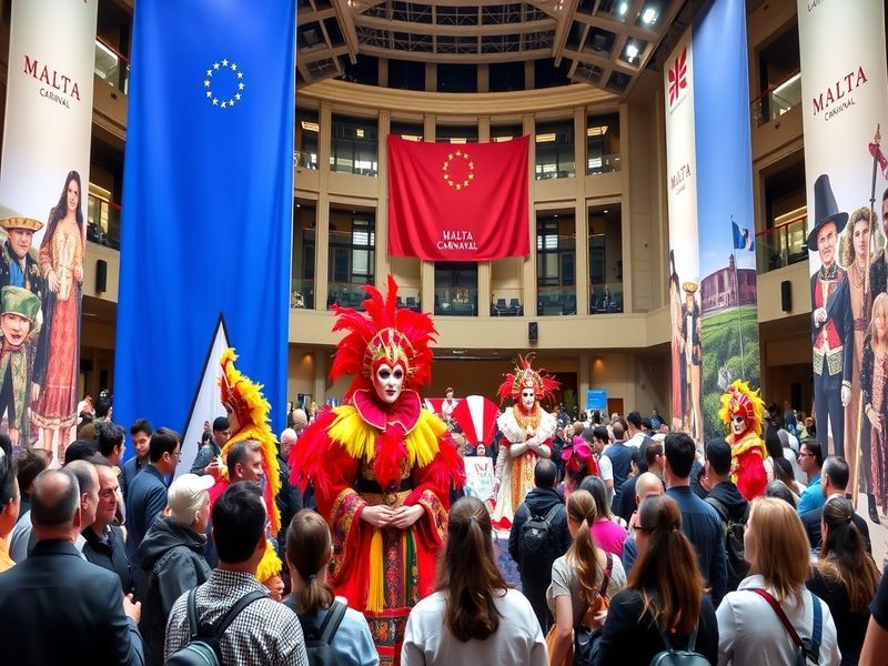 Malta Malta Carnival exhibition at the European Parliament