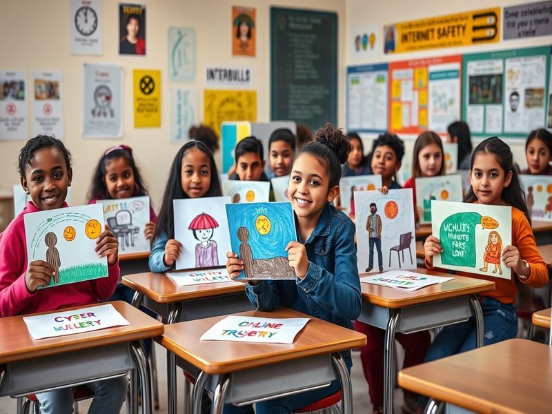 Malta Students’ drawings reveal growing awareness of digital dangers