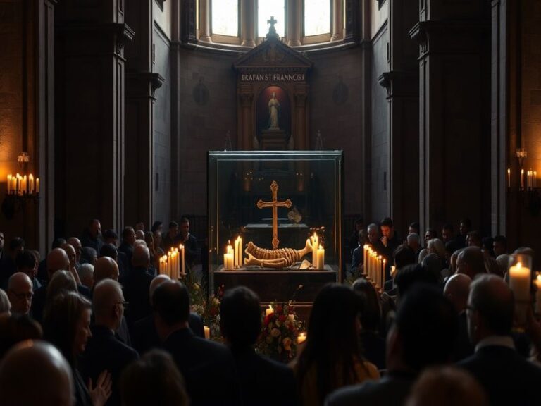 Malta On display for veneration: the bones of St Francis of Assisi