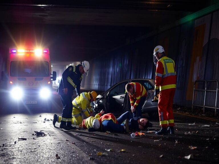 Malta Three hospitalised after tunnel crash under Birkirkara bypass