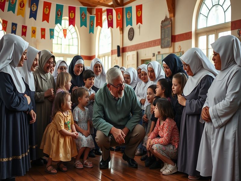 Malta Borg in 'help the helpers' appeal as he visits the Salesians, Ursuline Sisters