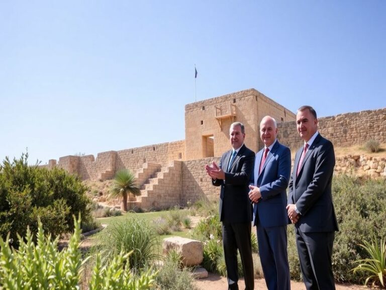 Malta Historic Qbajjar battery being handed to Din l-Art Ħelwa