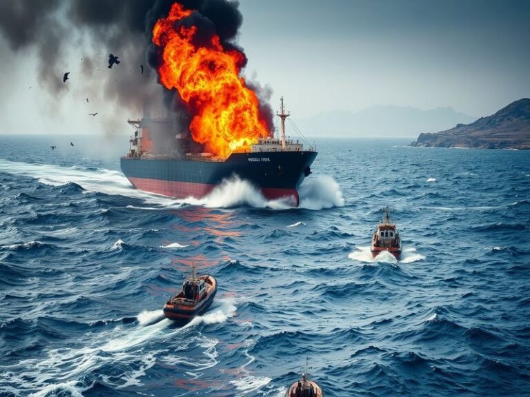 Malta Russian gas tanker explodes between Malta and Libya