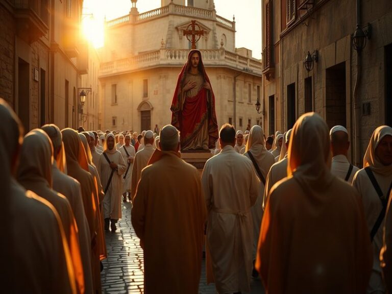 Malta Ecce Homo penitential pilgrimage in Valletta