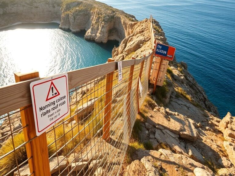 Malta Fence installed at Fomm ir-Riħ to block dangerous route to bay