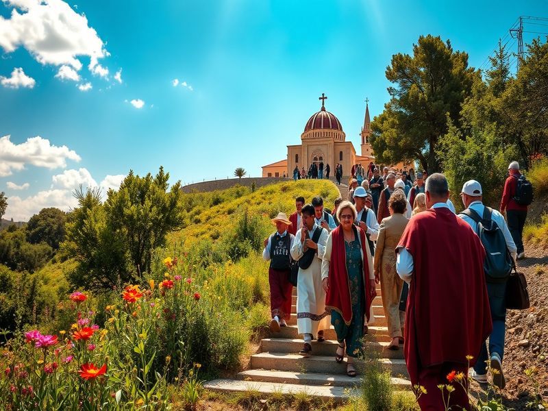 Malta Lenten pilgrimages to Għammar Hill and to Senglea basilica