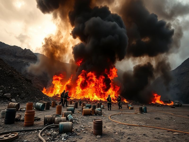 Malta Watch: Fire rages in Dingli quarry filled with hazardous materials